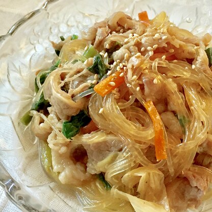 しっかり濃い味でご飯に合う♫ウチの麻婆春雨